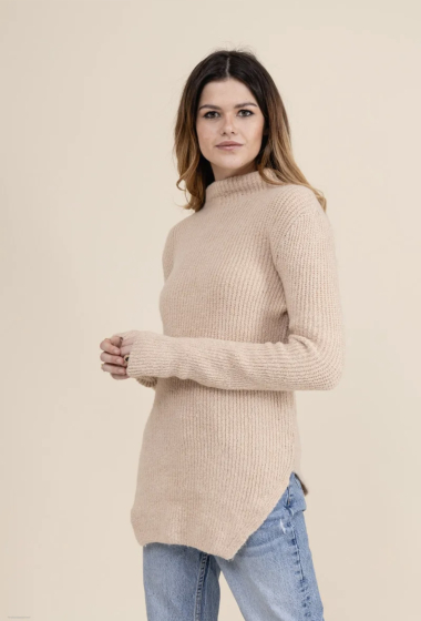 Großhändler BIGDART - Einfacher langer Pullover