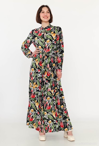 Grossiste BIGDART - Robe longue imprimer fleurie