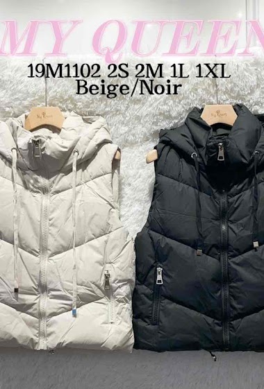 Wholesaler Big Liuli - Hooded Short sleeveless down jacket