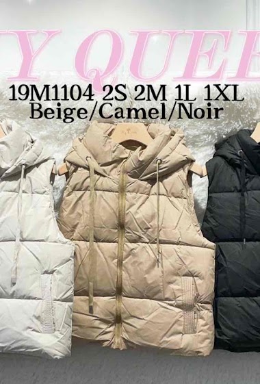Wholesaler Big Liuli - Hooded Short sleeveless down jacket