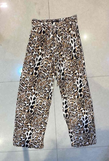 Grossiste Big Liuli - Pantalon à imprimé léopard