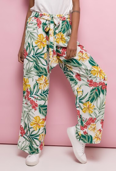 Wholesaler Big Liuli - Wide leg tropical pants