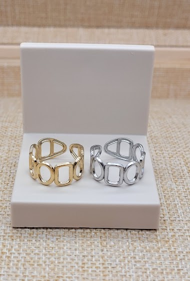 Wholesaler Bijoussimo - Steel ring