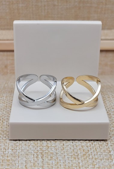 Wholesaler Bijoussimo - Steel ring