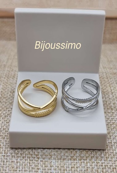 Großhändler Bijoussimo - Stainless stell ring