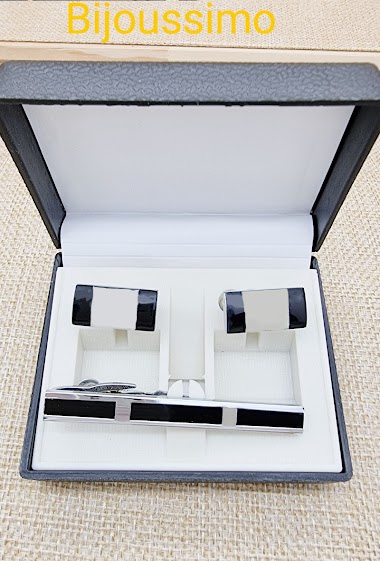 Großhändler Bijoussimo - Cufflink with clip with box