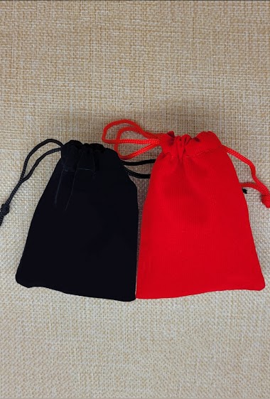 Wholesalers Bijoussimo - Velvet bag