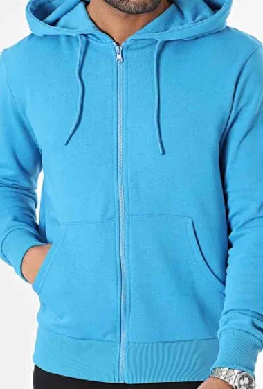 Grossiste Black Industry - Bi hoodie zip Blue