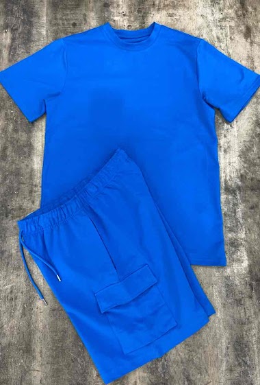 Cargo Pocket Shorts / Tee Shirt Set