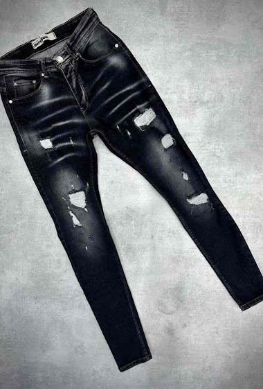 Wholesaler Black Industry - Men's Black Skinny Jeans Black Industry