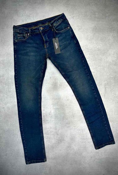 Grossiste Black Industry - Jeans Slim Bleu Homme