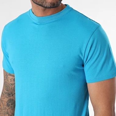 Grossiste Black Industry - Tee-Shirt Bleu T-001..
