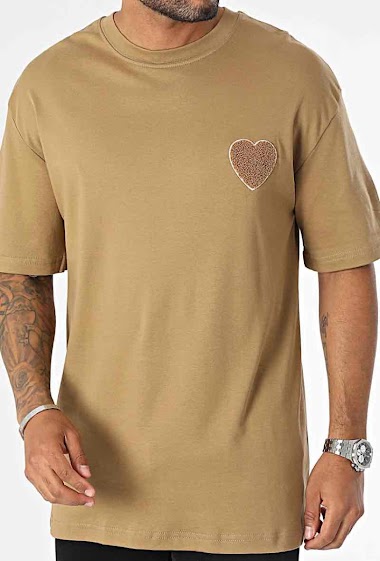 Wholesaler Black Industry - Oversized Heart T-shirt
