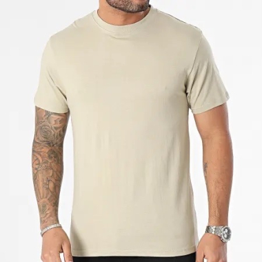 Grossiste Black Industry - Tee-Shirt Taupe T-001..