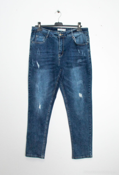Wholesaler BLEUET DE PARIS - High-waisted skinny jeans