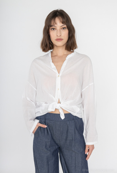 Wholesaler Bluoltre - Cotton voile shirt