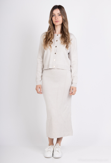 Wholesaler Bluoltre - Vest and Skirt Set