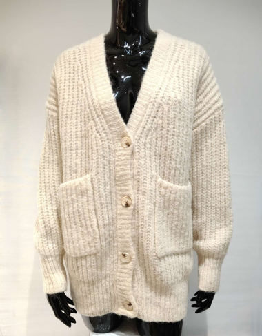 Wholesaler Bluoltre - Cardigan with pockets