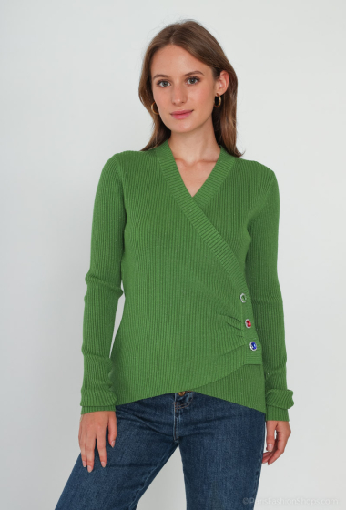 Wholesaler Bluoltre - V-neck sweater