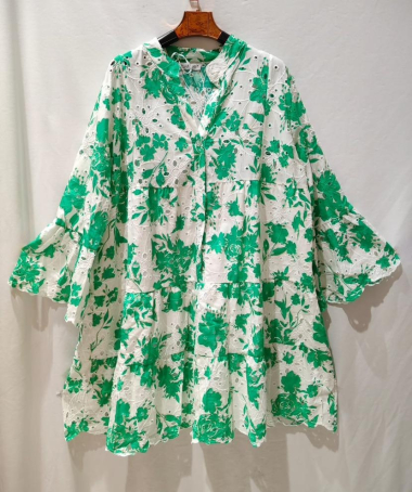 Großhändler Bluoltre - Kleid mit Blumendruck