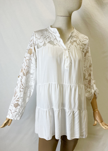 Wholesaler Bobo Glam' - Loose lace blouse