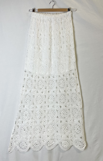Wholesaler Bobo Glam' - Long crochet skirt