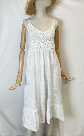Wholesaler Bobo Glam' - Crochet dress with straps