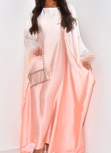 Großhändler BOHEM NANA - Tailliertes Abaya-Kleid zum Binden und Färben