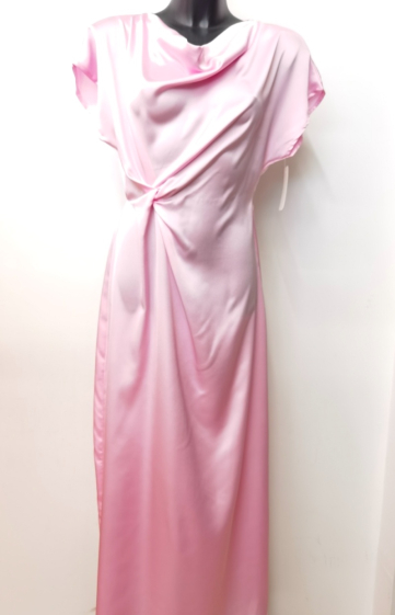Wholesaler BOHEM NANA - Satin effect dress with bow MAELLE