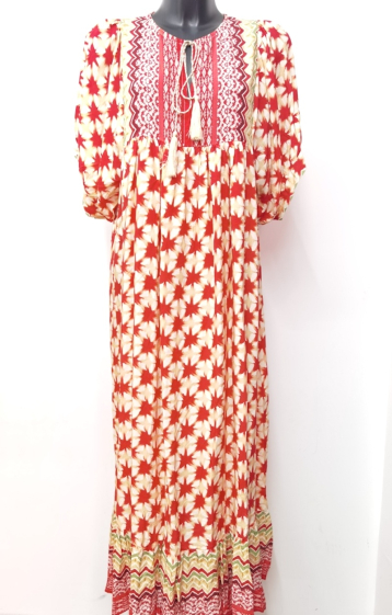 Großhändler BOHEM NANA - Bedrucktes Kleid CAROLINE