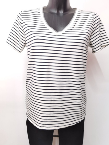 Wholesaler BOHEM NANA - LINE striped t-shirt