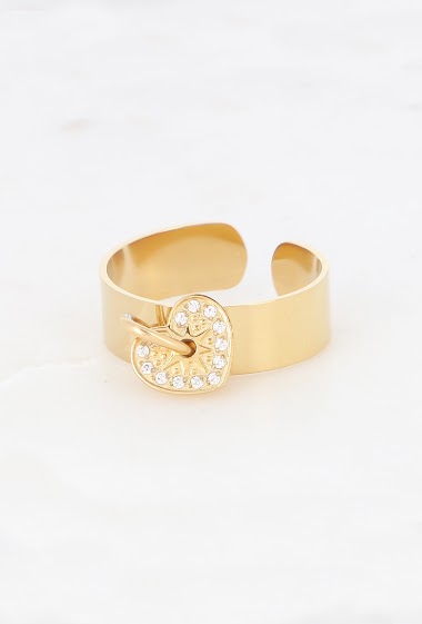 Wholesaler Bohm - Anzo Shiny and zirconia ring