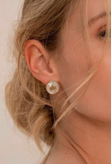Wholesaler Bohm - Berhed earrings - ginko