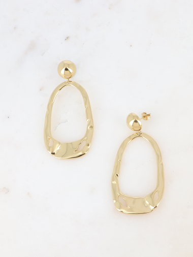 Wholesaler Bohm - Drop earrings - semi ball and geometric form