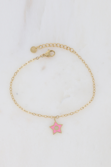 Wholesaler Bohm - Aldos bracelet - enamel star tassel