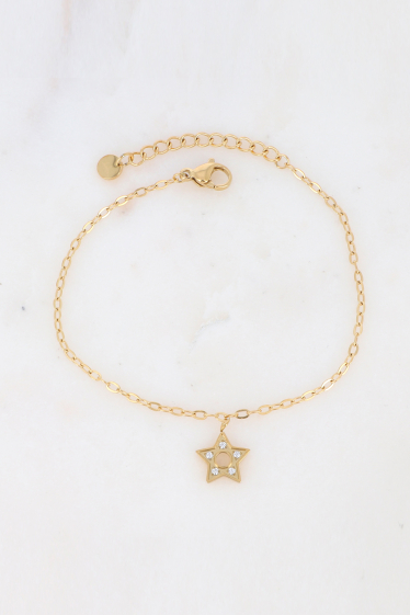 Wholesaler Bohm - Aldos Shiny bracelet - star pendant with zirconium oxides