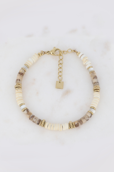 Wholesaler Bohm - Bracelet - on wire with fine and natural stones