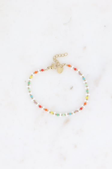 Wholesaler Bohm - Bracelet - resin beads, glass paste