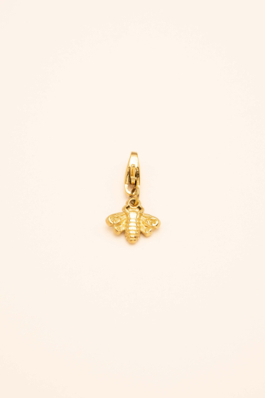 Wholesaler Bohm - Maya charm - small bee in stainless steel