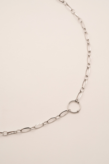 Wholesaler Bohm - Adélie necklace - round and oval mesh, ideal for Bohm charms