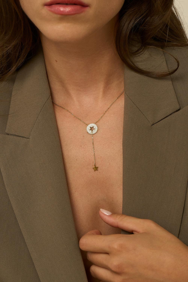 Wholesaler Bohm - Isabelline Y necklace - star