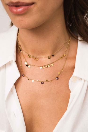 Wholesaler Bohm - Loman - triangle necklace