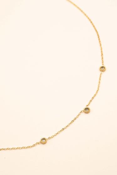 Wholesaler Bohm - Maelyse necklace - 3 crystals