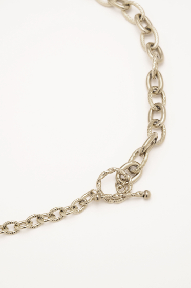 Wholesaler Bohm - Nina necklace - set of links and T clasp