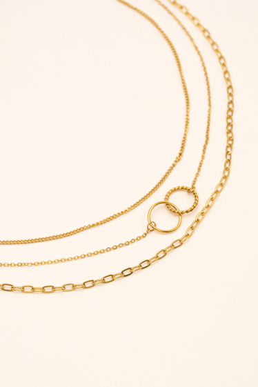Wholesaler Bohm - Golden Paco necklace