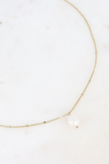 Grossiste Bohm - Collier - pendentif en perle d'eau douce