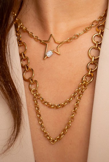Wholesaler Bohm - Viktor Golden Necklace