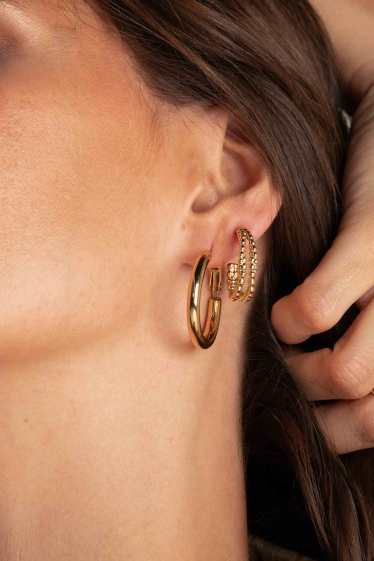 Wholesaler Bohm - Hoop earrings Armela