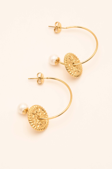 Wholesaler Bohm - Edwige hoop earrings