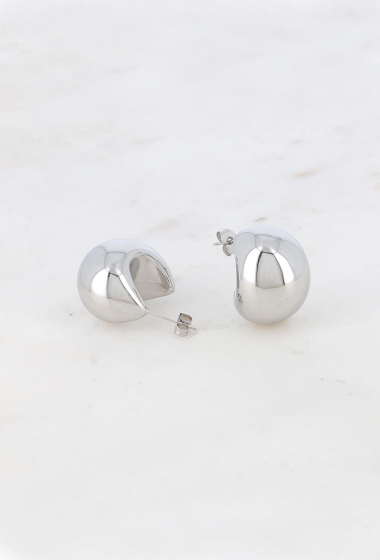 Wholesaler Bohm - Stainless steel hoop earrings